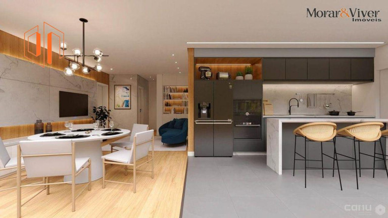 Imagem Apartamento com 3 Quartos à Venda, 96 m² em Cabral - Curitiba
