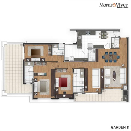 Imagem Apartamento com 3 Quartos à Venda, 146 m² em Juvevê - Curitiba