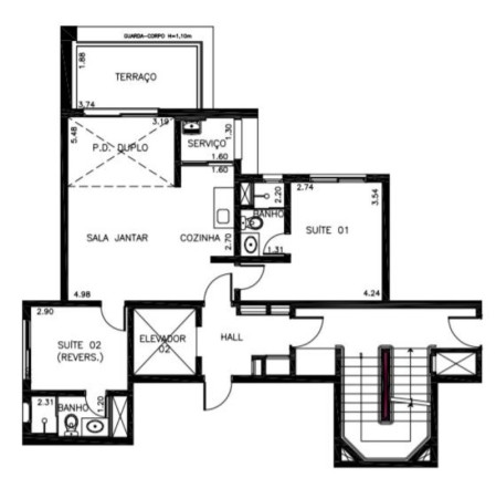 Imagem Imóvel com 2 Quartos para Alugar, 70 m² em Cidade Monções - São Paulo Imagem Imóvel com 2 Quartos para Alugar, 70 m² em Cidade Monções - São Paulo