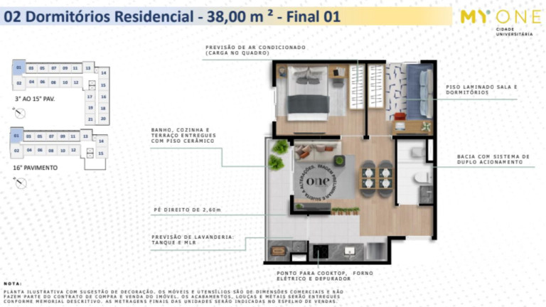 Imagem Apartamento com 2 Quartos à Venda, 38 m² em Vila Butantã - São Paulo