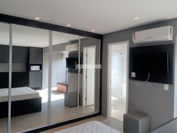 Imagem Apartamento com 1 Quarto para Alugar, 35 m² em Campo Belo - São Paulo Imagem Apartamento com 1 Quarto para Alugar, 35 m² em Campo Belo - São Paulo