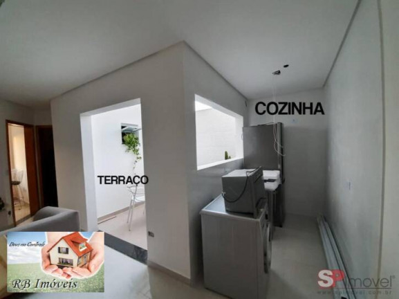 Apartamento com 2 Quartos à Venda, 40 m² em Vila Scarpelli - Santo André