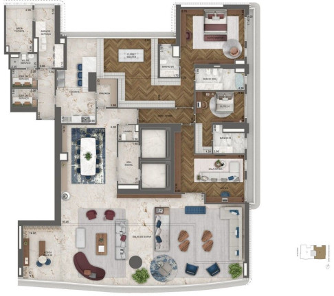 Imagem Imóvel com 4 Quartos à Venda, 695 m² em Jardim Guedala - São Paulo Imagem Imóvel com 4 Quartos à Venda, 695 m² em Jardim Guedala - São Paulo