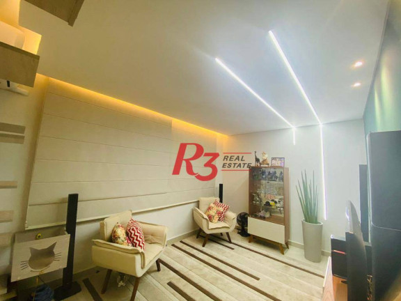 Imagem Apartamento com 3 Quartos à Venda, 91 m² em Gonzaga - Santos