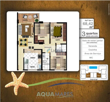 Imagem Apartamento com 3 Quartos à Venda, 68 m² em Intermares - Cabedelo