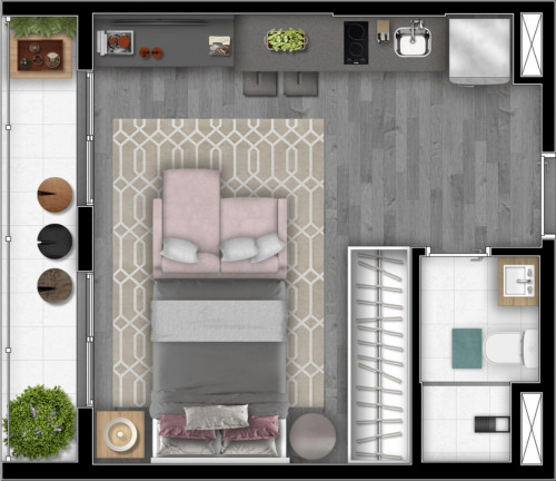 Imagem Imóvel com 2 Quartos à Venda, 37 m² em Vila Ema - São Paulo