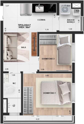 Imagem Apartamento com 2 Quartos à Venda, 36 m² em Vila Ema - São Paulo Imagem Apartamento com 2 Quartos à Venda, 36 m² em Vila Ema - São Paulo