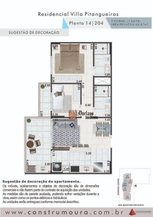 Imagem Apartamento com 2 Quartos à Venda, 66 m² em Centro - Guarujá