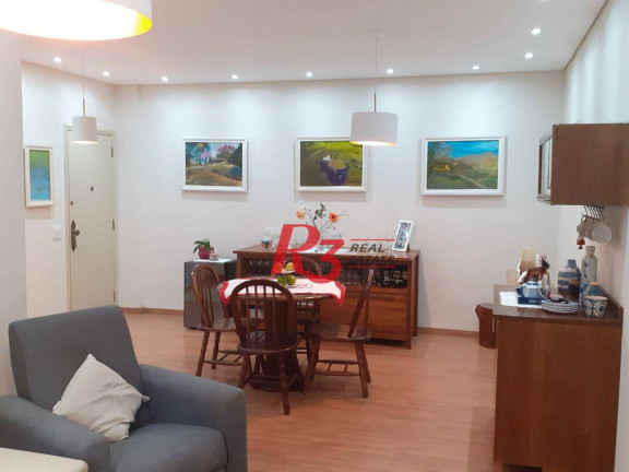 Apartamento com 3 Quartos à Venda, 113 m² em Gonzaga - Santos