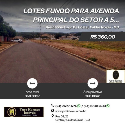 Imóvel à Venda, 360 m² em Residencial L. Cristal - Caldas Novas