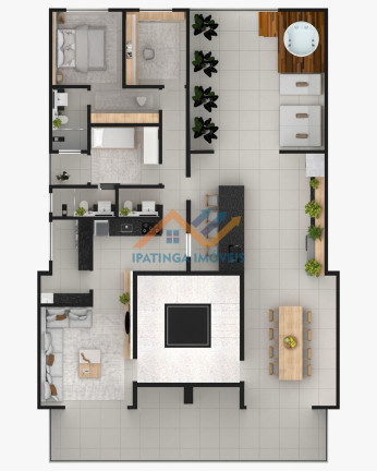 Imagem Apartamento com 3 Quartos à Venda, 110 m² em Veneza - Ipatinga