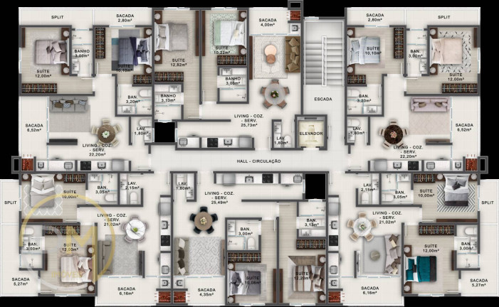 Imagem Apartamento com 2 Quartos à Venda, 71 m² em Distrito De Canto Grande - Bombinhas Imagem Apartamento com 2 Quartos à Venda, 71 m² em Distrito De Canto Grande - Bombinhas