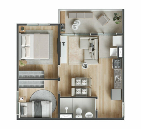 Imagem Apartamento com 2 Quartos à Venda, 38 m² em Sapopemba - São Paulo
