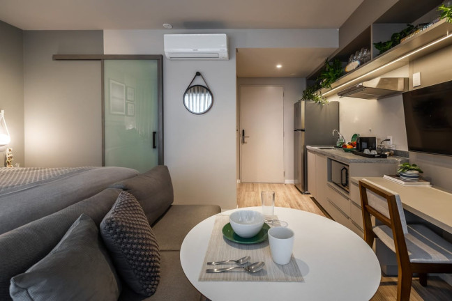 Apartamento com 1 Quarto para Alugar, 26 m² em Vila Madalena - São Paulo