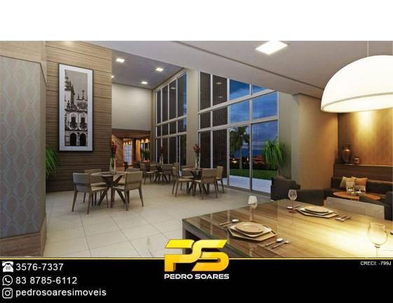 Imagem Apartamento com 3 Quartos à Venda, 127 m² em Altiplano Cabo Branco - João Pessoa