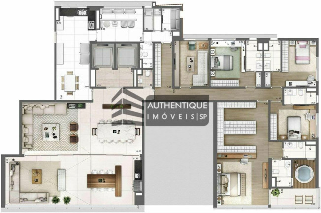 Imagem Apartamento com 4 Quartos à Venda, 343 m² em Vila Olímpia - São Paulo Imagem Apartamento com 4 Quartos à Venda, 343 m² em Vila Olímpia - São Paulo