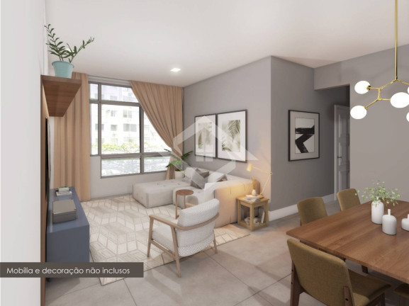 Apartamento com 3 Quartos à Venda, 100 m² em Humaitá - Rio De Janeiro