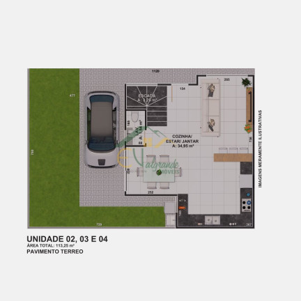 Imagem Casa de Condomínio com 3 Quartos à Venda, 113 m² em Portão - Curitiba Imagem Casa de Condomínio com 3 Quartos à Venda, 113 m² em Portão - Curitiba