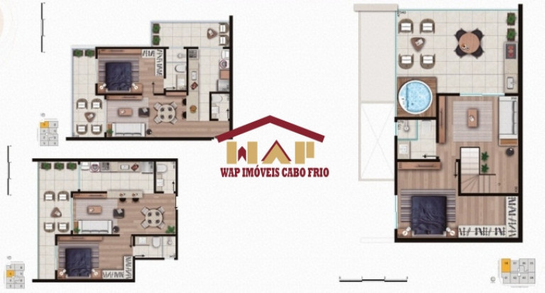 Imagem Apartamento com 1 Quarto à Venda, 50 m² em Braga - Cabo Frio Imagem Apartamento com 1 Quarto à Venda, 50 m² em Braga - Cabo Frio