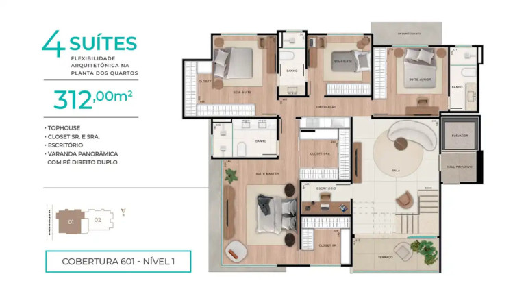 Imagem Apartamento com 4 Quartos à Venda, 142 m² em Ouro Preto - Belo Horizonte Imagem Apartamento com 4 Quartos à Venda, 142 m² em Ouro Preto - Belo Horizonte