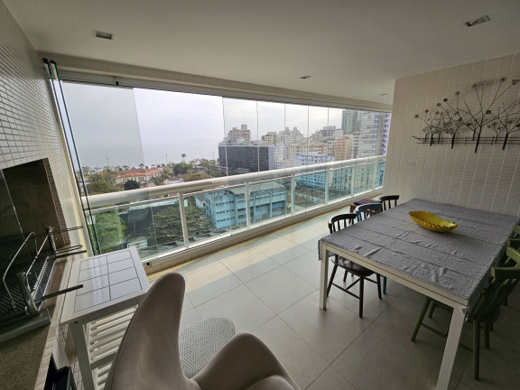 Apartamento com 3 Quartos para Alugar, 158 m² em Aparecida - Santos