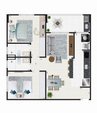 Imagem Apartamento com 2 Quartos à Venda, 73 m² em Vila Atlantica - Mongagua Imagem Apartamento com 2 Quartos à Venda, 73 m² em Vila Atlantica - Mongagua
