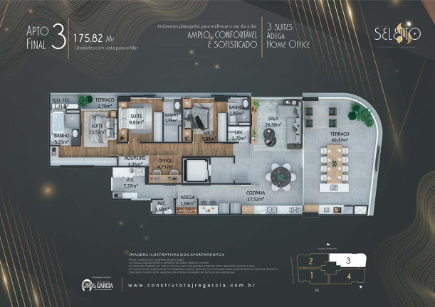 Imagem Apartamento com 3 Quartos à Venda, 151 m² em Canto Do Forte - Praia Grande Imagem Apartamento com 3 Quartos à Venda, 151 m² em Canto Do Forte - Praia Grande