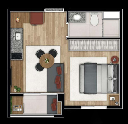 Imagem Studio com 1 Quarto à Venda, 25 m² em Pinheiros - São Paulo