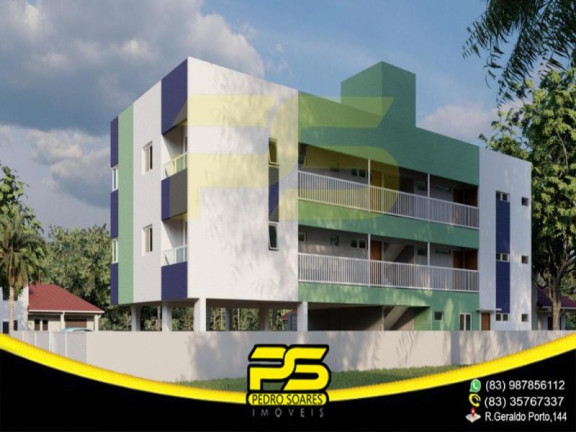 Apartamento com 2 Quartos à Venda, 44 m² em Mangabeira - João Pessoa