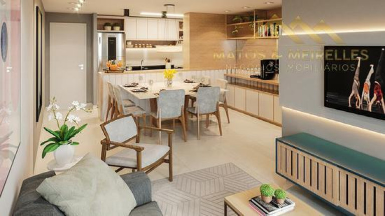 Imagem Apartamento com 2 Quartos à Venda, 61 m² em Fátima - Fortaleza