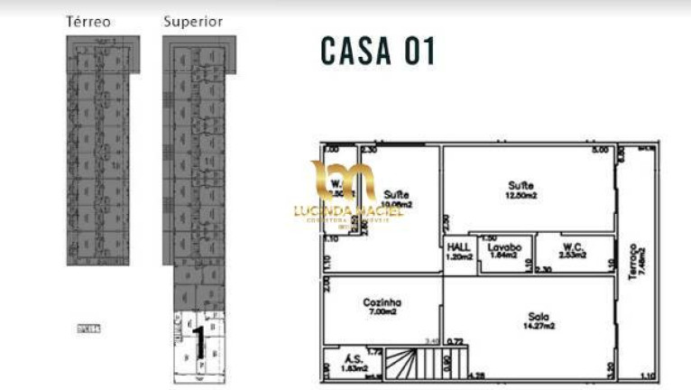 Imagem Casa com 2 Quartos à Venda, 51 m² em Real - Praia Grande