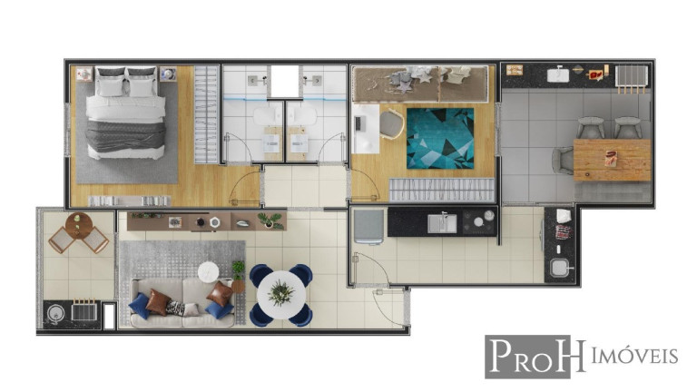 Imagem Apartamento com 2 Quartos à Venda, 69 m² em Santa Terezinha - São Bernardo Do Campo