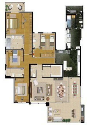 Imagem Apartamento com 4 Quartos à Venda, 218 m² em Jardim Anália Franco - São Paulo Imagem Apartamento com 4 Quartos à Venda, 218 m² em Jardim Anália Franco - São Paulo
