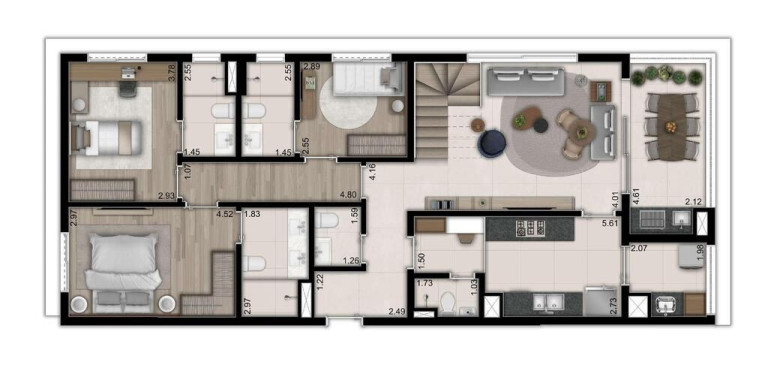 Imagem Apartamento com 3 Quartos à Venda, 137 m² em Bela Aliança - São Paulo