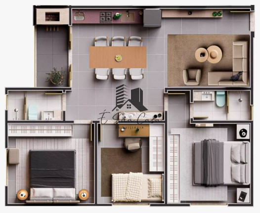 Imagem Apartamento com 3 Quartos à Venda, 126 m² em Cabral - Contagem Imagem Apartamento com 3 Quartos à Venda, 126 m² em Cabral - Contagem