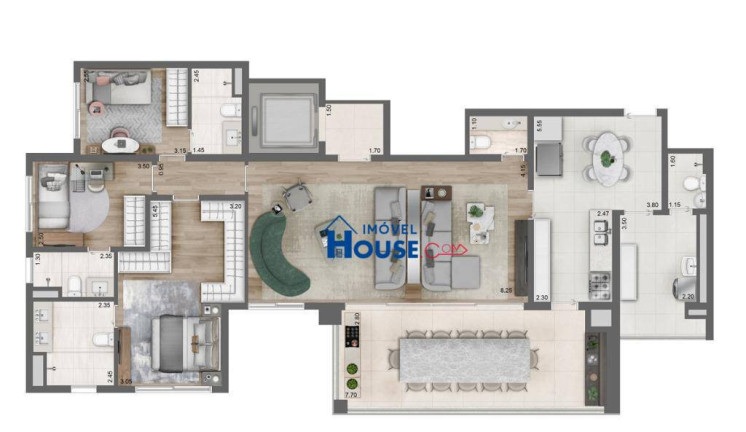 Apartamento com 3 Quartos à Venda, 157 m² em Perdizes - São Paulo