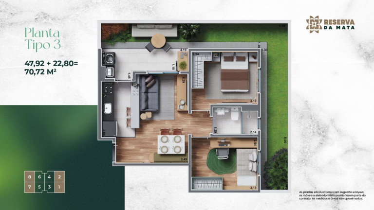 Imagem Imóvel com 2 Quartos à Venda, 70 m² em Real Sul - Ribeirão Preto