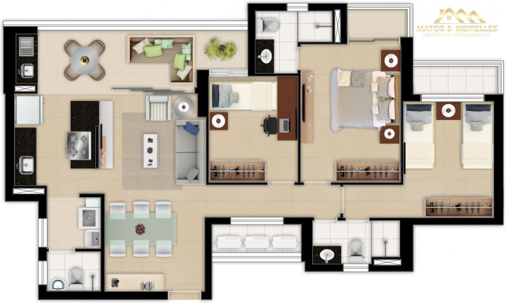 Imagem Apartamento com 3 Quartos à Venda, 95 m² em Aldeota - Fortaleza Imagem Apartamento com 3 Quartos à Venda, 95 m² em Aldeota - Fortaleza