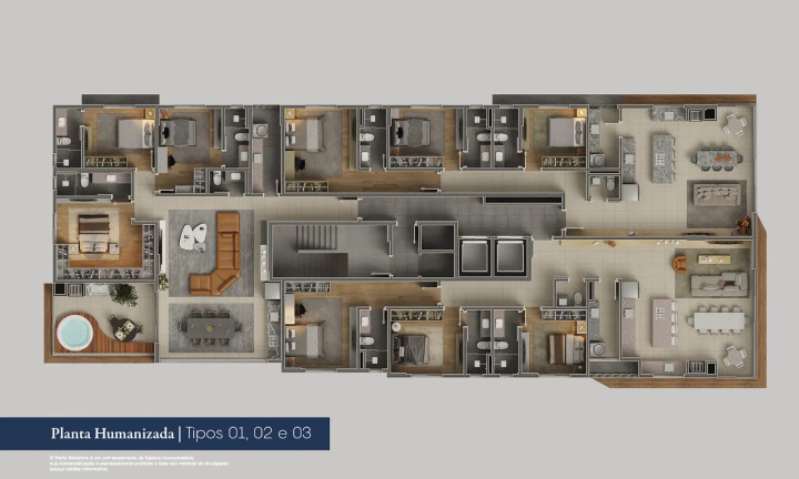 Imagem Apartamento com 3 Quartos à Venda, 122 m² em Perequê - Porto Belo