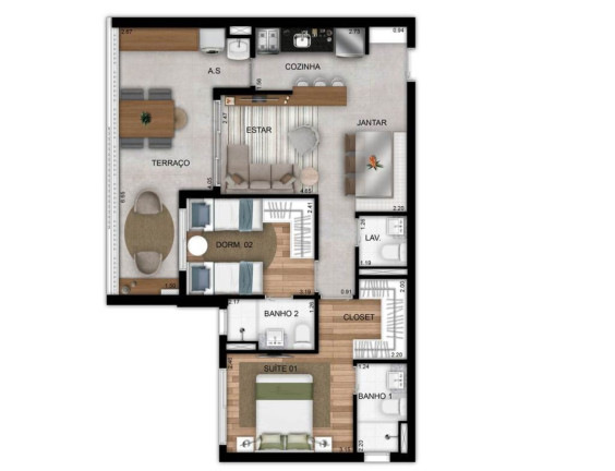 Imagem Imóvel com 2 Quartos à Venda, 62 m² em Saúde - São Paulo