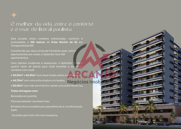 Imagem Apartamento com 2 Quartos à Venda, 65 m² em Martim De Sá - Caraguatatuba Imagem Apartamento com 2 Quartos à Venda, 65 m² em Martim De Sá - Caraguatatuba