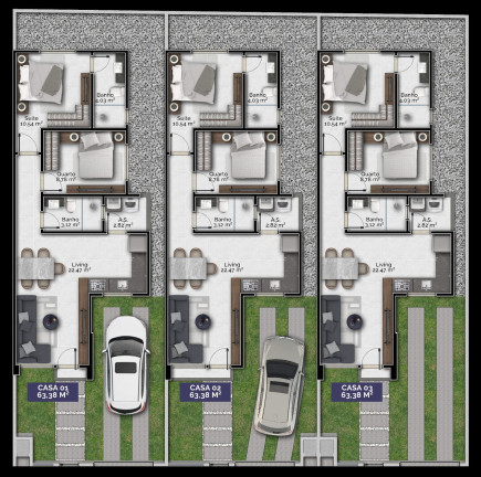 Imagem Casa com 2 Quartos à Venda, 63 m² em Tijucas - Tijucas Imagem Casa com 2 Quartos à Venda, 63 m² em Tijucas - Tijucas