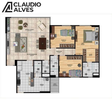 Imagem Apartamento com 3 Quartos à Venda, 108 m² em Santa Mônica - Feira De Santana Imagem Apartamento com 3 Quartos à Venda, 108 m² em Santa Mônica - Feira De Santana