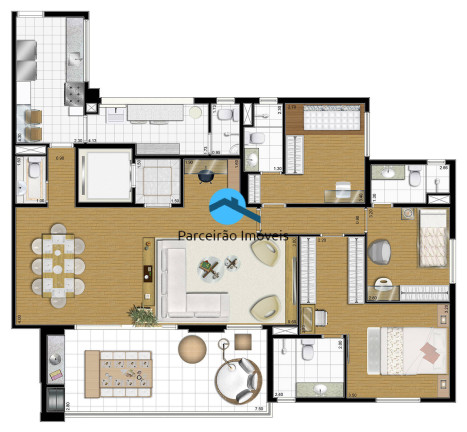 Imagem Apartamento com 3 Quartos à Venda, 155 m² em Centro - São Bernardo Do Campo
