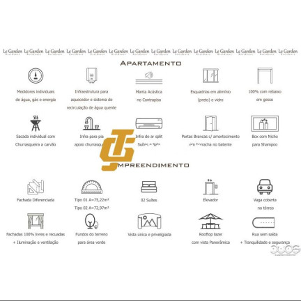 Imagem Apartamento com 2 Quartos à Venda,  em Terras Altas - Camboriú