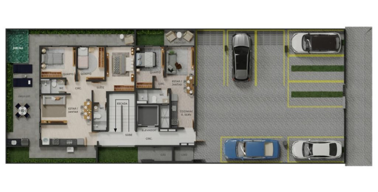 Imagem Cobertura com 2 Quartos à Venda, 56 m² em Bessa - João Pessoa