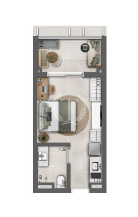 Imagem Apartamento com 1 Quarto à Venda, 26 m² em Vila Mariana - São Paulo