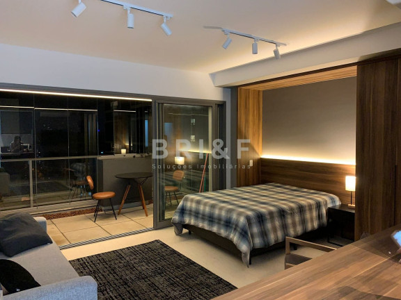 Imagem Apartamento com 1 Quarto para Alugar, 40 m² em Brooklin Paulista - São Paulo