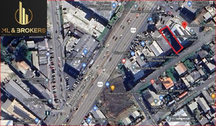 Terreno à Venda, 555 m² em Alto Maracana - Colombo