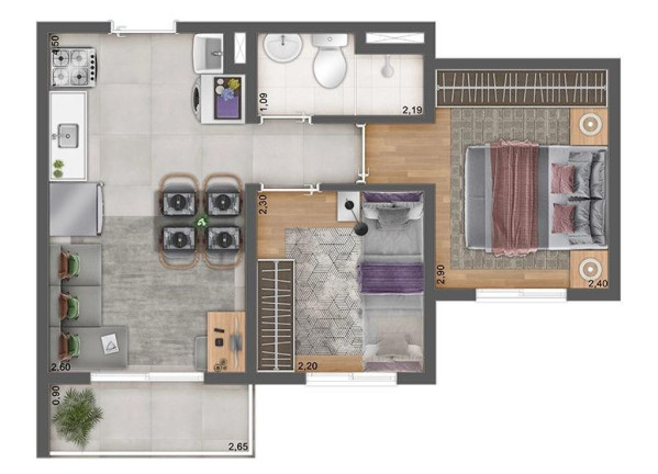Imagem Apartamento com 1 Quarto à Venda, 27 m² em Penha De França - São Paulo